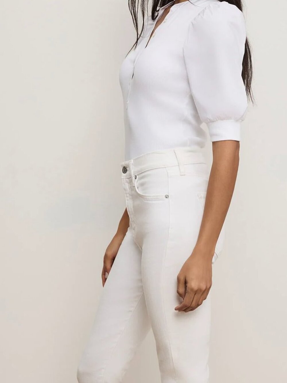 NWT: Veronica Beard Coralee Puff Sleeve Top - Picture 3 of 7